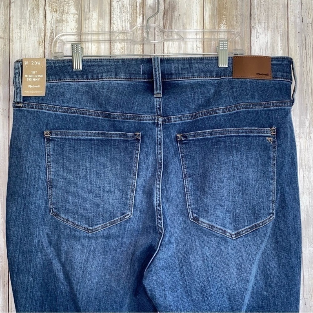 NWT Madewell 10" High Rise Skinny With Magic Pockets - Picture 8 of 8